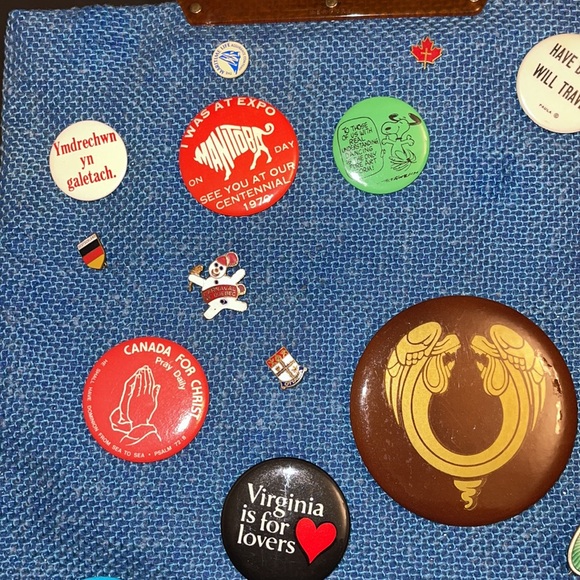 Vintage Pin Lovers Dream Handmade Purse - Picture 13 of 17